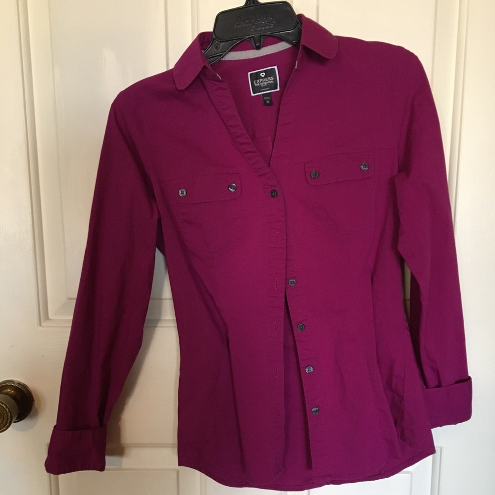 Express The Essential Button-Up Shirt